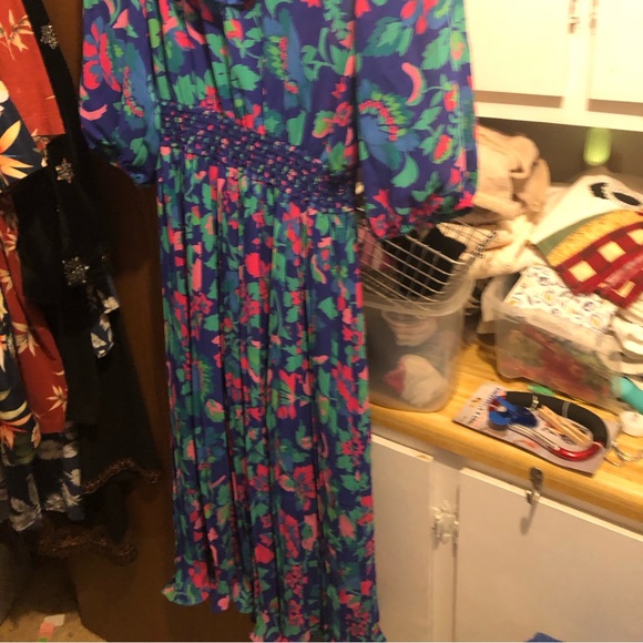 Susan Freis 1980s Ruffled Dress-  735 $150 or $125 w/offer - Picture 4 of 7